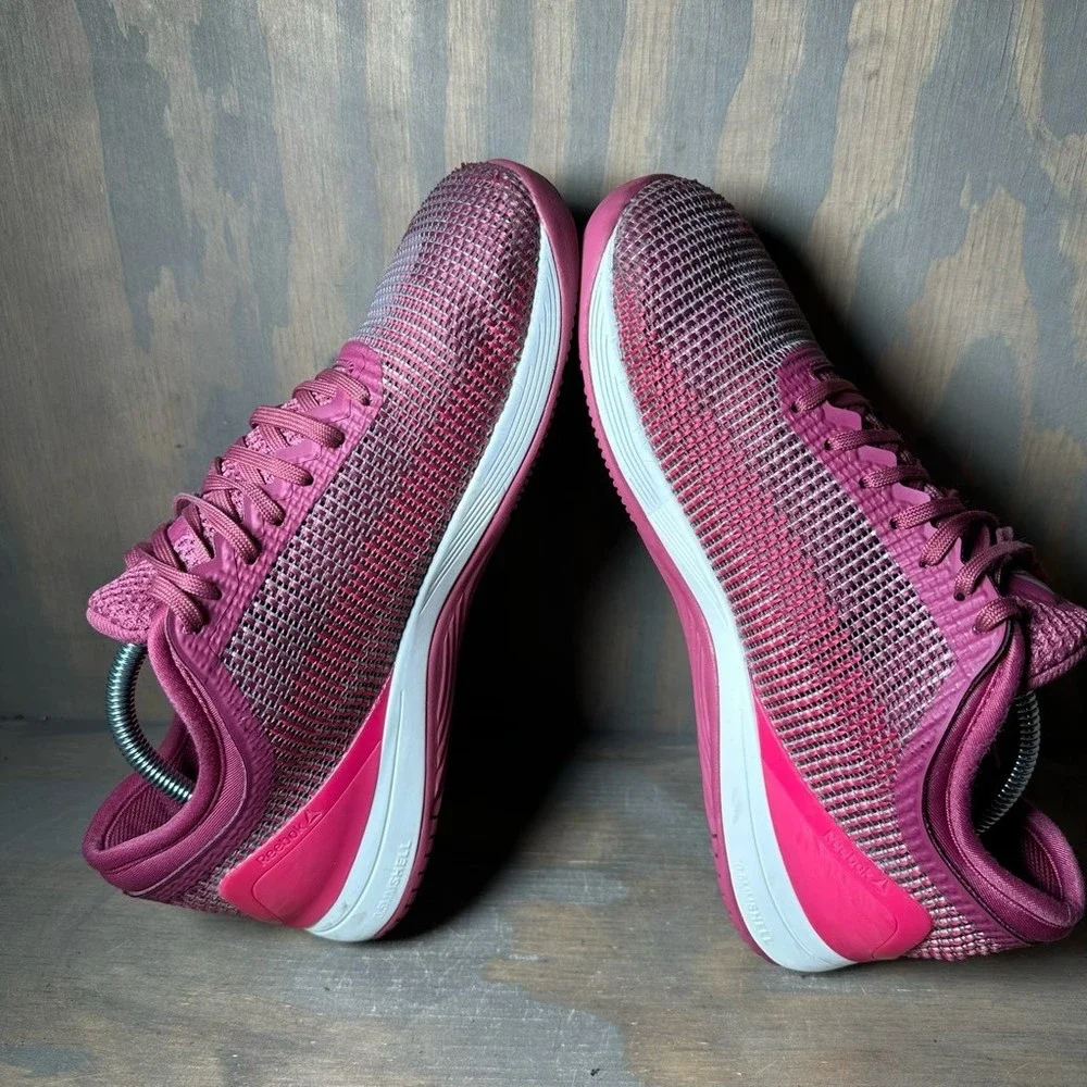Reebok Womens Crossfit Nano 8.0 Running Shoes Pink CN2978 Lace Up Breathable 8M_5